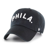 PHILADELPHIA PHILLIES COOPERSTOWN SCRIPT '47 CLEAN UP Black
