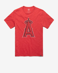 LOS ANGELES ANGELS GRIT '47 SCRUM TEE RESCUE RED