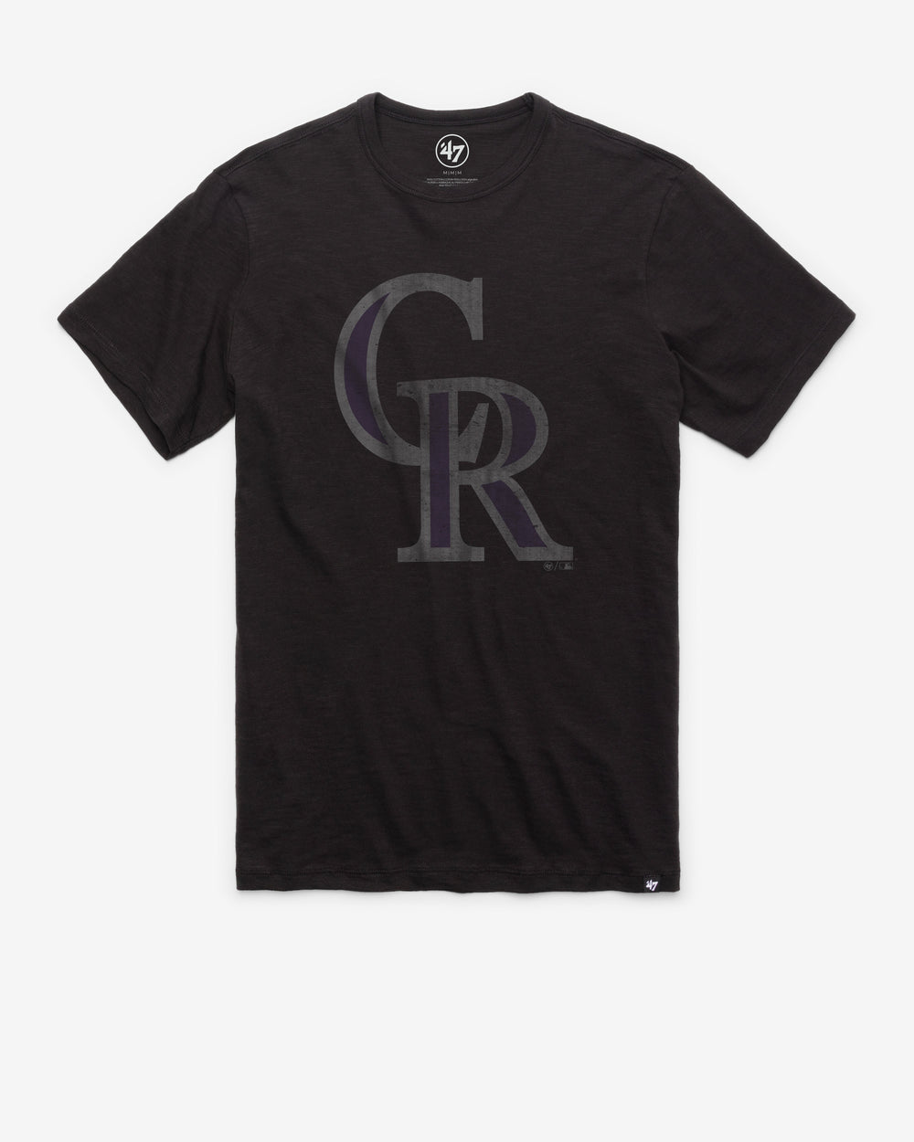 COLORADO ROCKIES GRIT '47 SCRUM TEE JET BLACK