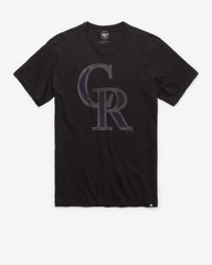COLORADO ROCKIES GRIT '47 SCRUM TEE JET BLACK