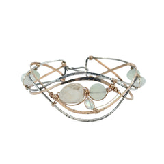 Braided Moonstone Cuff