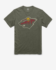 MINNESOTA WILD GRIT '47 SCRUM TEE BOTTLE GREEN