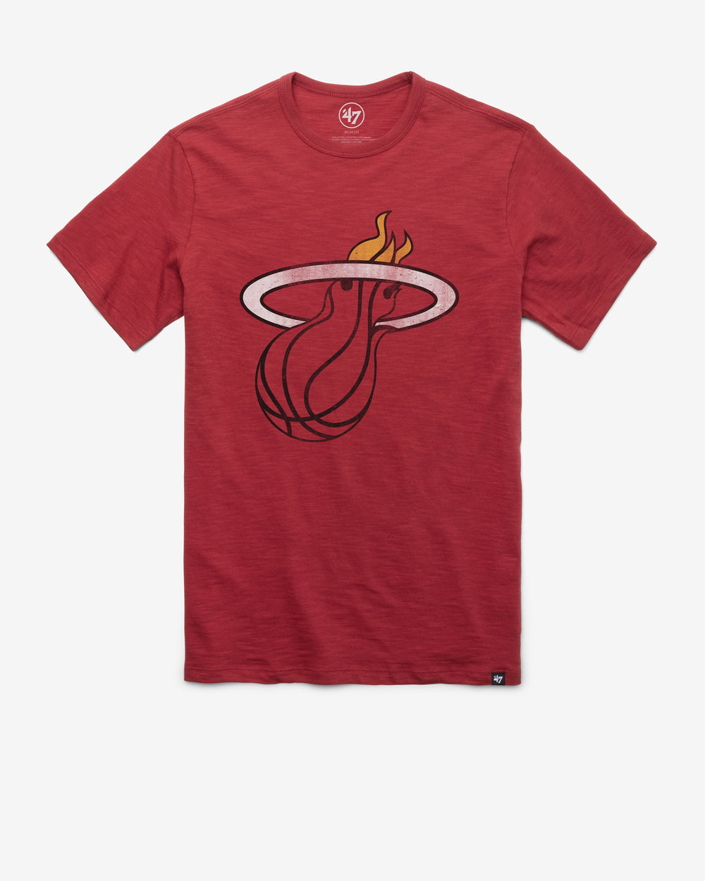 MIAMI HEAT GRIT '47 SCRUM TEE CARDINAL