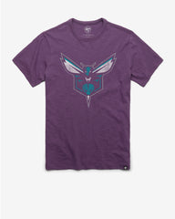 CHARLOTTE HORNETS GRIT '47 SCRUM TEE GRAPE