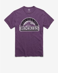 COLORADO ROCKIES GRIT '47 SCRUM TEE GRAPE