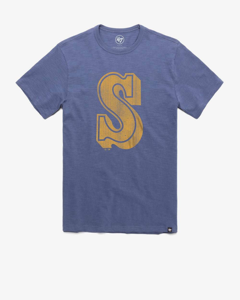 SEATTLE MARINERS COOPERSTOWN GRIT '47 SCRUM TEE BLEACHER BLUE