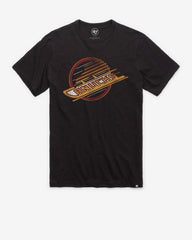 VANCOUVER CANUCKS VINTAGE GRIT '47 SCRUM TEE JET BLACK