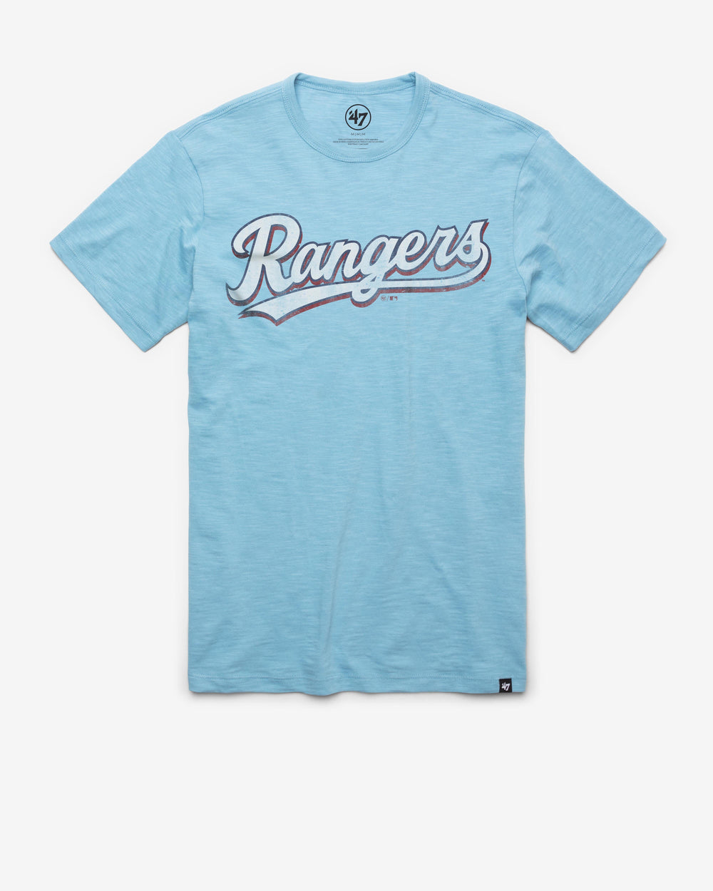 TEXAS RANGERS GRIT WORDMARK '47 SCRUM TEE CAROLINA