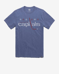 WASHINGTON CAPITALS VINTAGE GRIT '47 SCRUM TEE BLEACHER BLUE