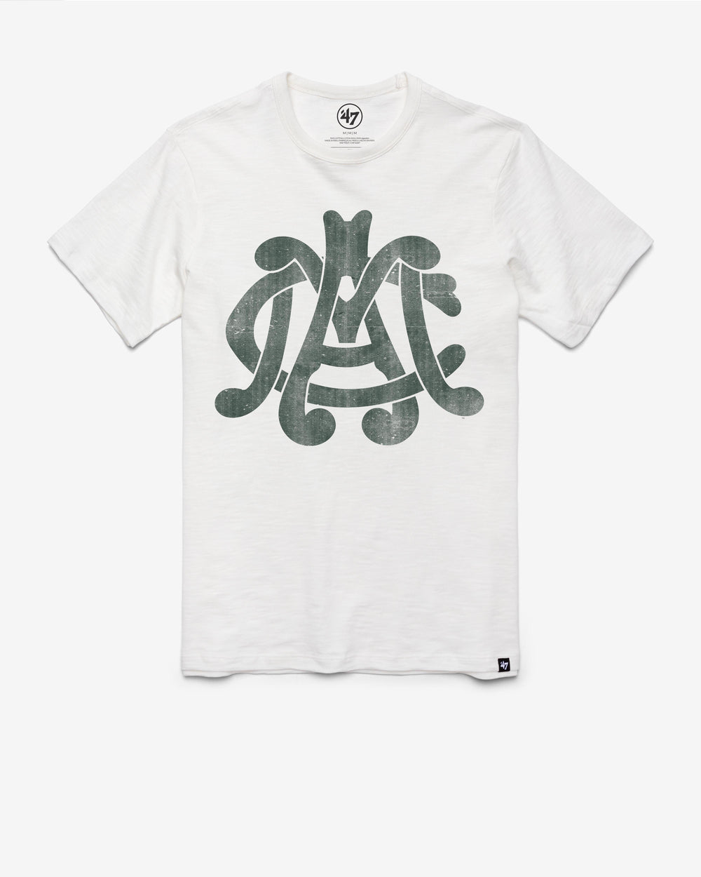 MICHIGAN STATE SPARTANS VINTAGE GRIT '47 SCRUM TEE WHITE WASH
