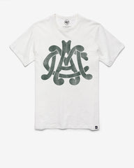MICHIGAN STATE SPARTANS VINTAGE GRIT '47 SCRUM TEE WHITE WASH