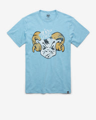 NORTH CAROLINA TAR HEELS UNC VINTAGE GRIT '47 SCRUM TEE CAROLINA