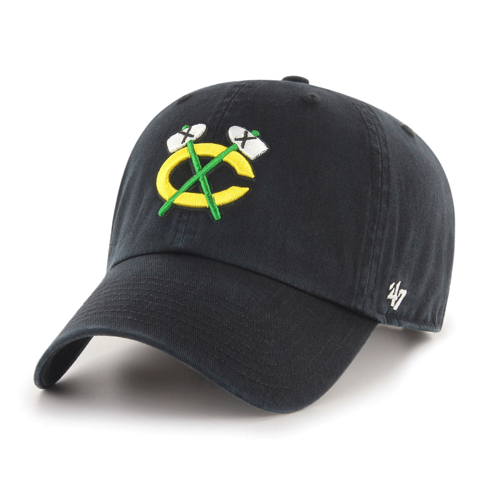 CHICAGO BLACKHAWKS '47 CLEAN UP BLACK