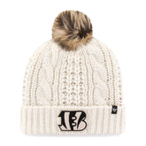 CINCINNATI BENGALS MEEKO '47 CUFF KNIT WOMENS WHITE