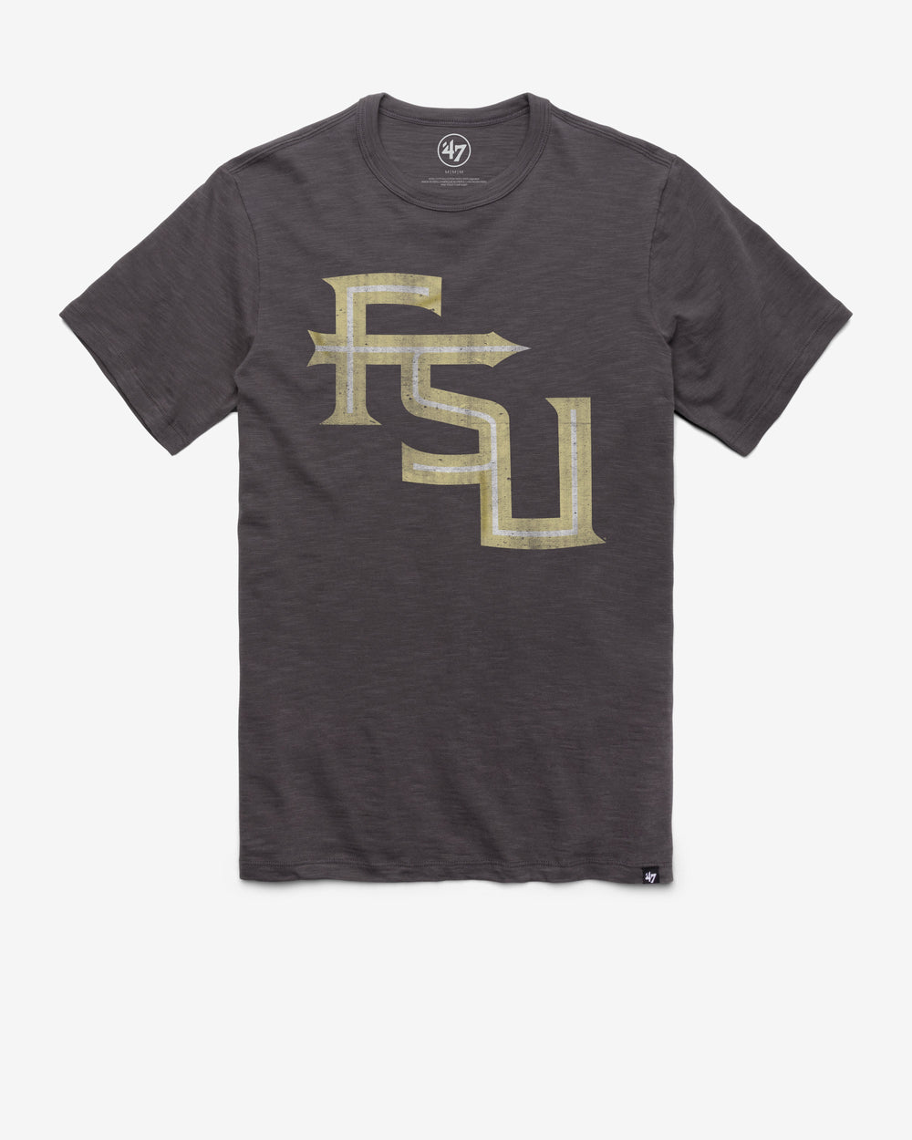 FLORIDA STATE SEMINOLES GRIT '47 SCRUM TEE CHARCOAL
