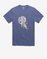 NEW YORK METS COOPERSTOWN GRIT '47 SCRUM TEE BLEACHER BLUE