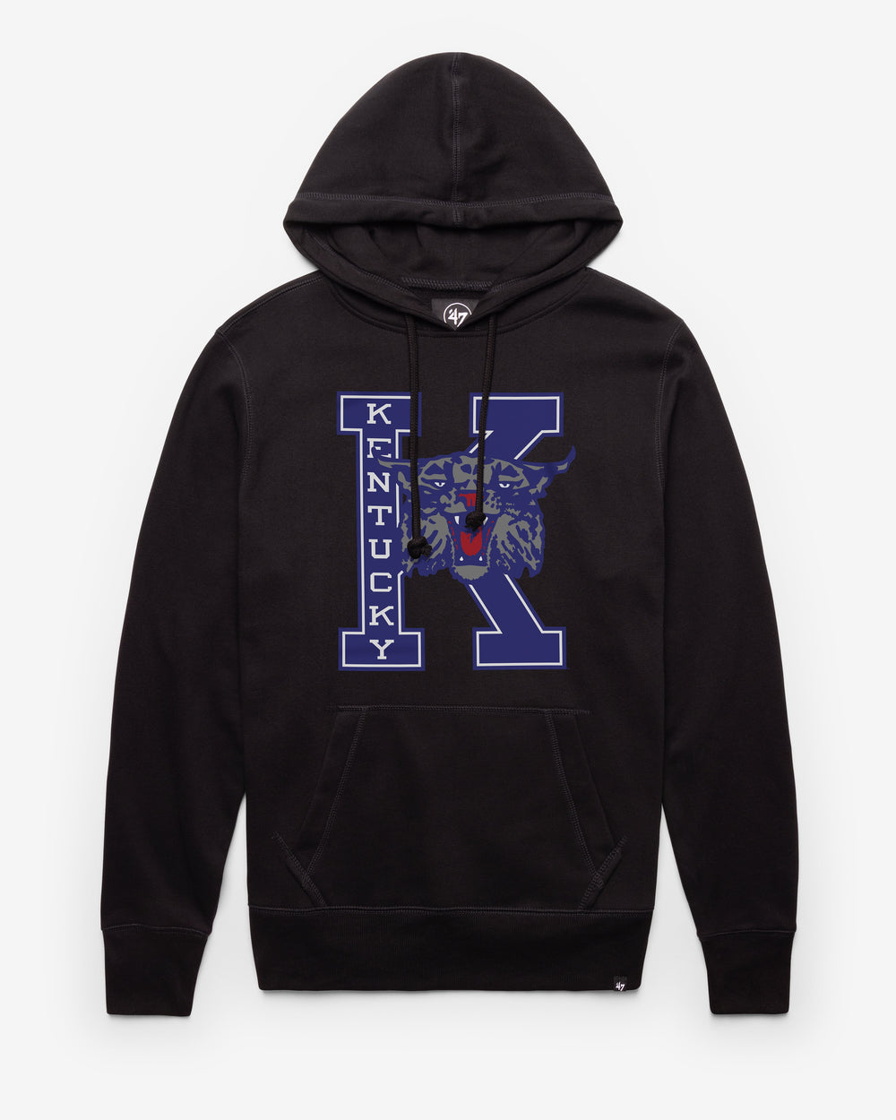 KENTUCKY WILDCATS VINTAGE IMPRINT '47 HEADLINE HOOD JET BLACK