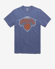 NEW YORK KNICKS GRIT '47 SCRUM TEE BLEACHER BLUE