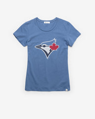 TORONTO BLUE JAYS PREMIER '47 FRANKIE TEE WOMENS CADET BLUE