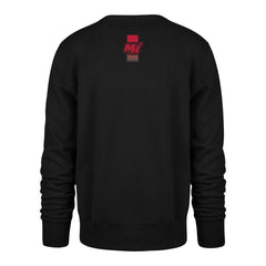 MIAMI HEAT CITY EDITION POSTGAME '47 HEADLINE CREW JET BLACK