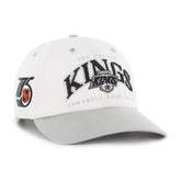 LOS ANGELES KINGS VINTAGE RETRO FREEZE '47 CLEAN UP MF MID FIT RAW WHITE