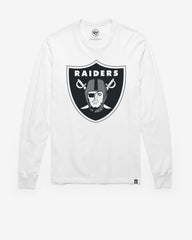 LAS VEGAS RAIDERS PREMIER '47 FRANKLIN LONG SLEEVE TEE WHITE WASH
