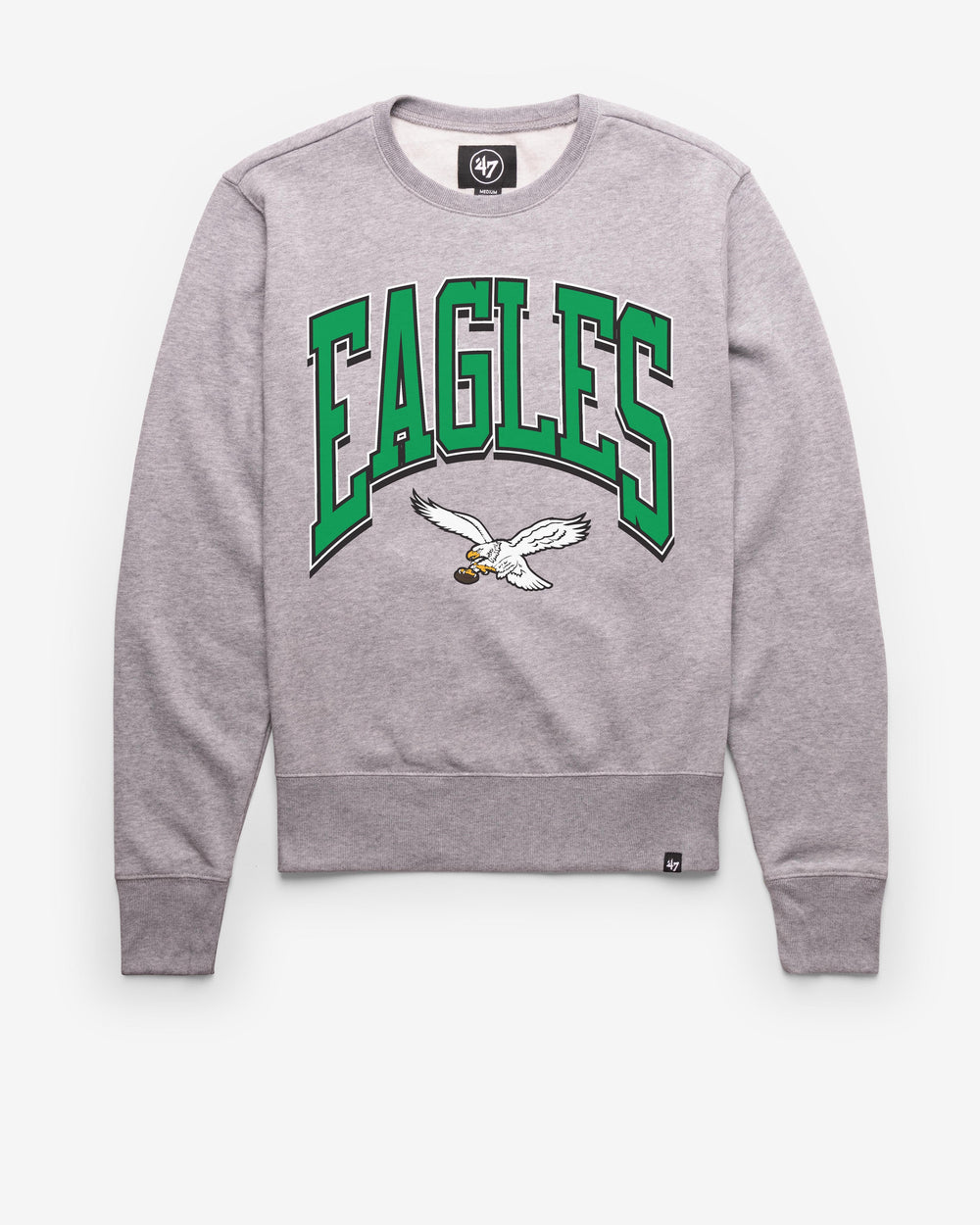 PHILADELPHIA EAGLES HISTORIC WALK TALL '47 HEADLINE CREW SLATE GREY