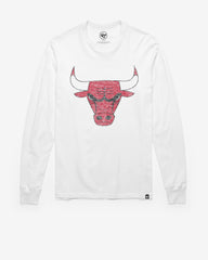CHICAGO BULLS PREMIER '47 FRANKLIN LONG SLEEVE TEE WHITE WASH