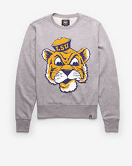 LOUISIANA STATE TIGERS LSU VINTAGE IMPRINT '47 HEADLINE CREW SLATE GREY