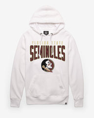 FLORIDA STATE SEMINOLES TEAM ELEMENTS ARCH '47 HEADLINE HOOD WHITE WASH