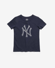 NEW YORK YANKEES PREMIER '47 FRANKLIN TEE KIDS ATLAS BLUE