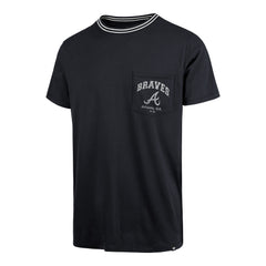 ATLANTA BRAVES TOP LINE '47 STEWART TEE ATLAS BLUE