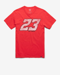 BUBBA WALLACE 23XI RACING DRIVER '47 FRANKLIN TEE RACER RED