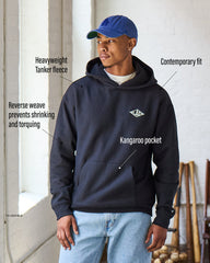 TEXAS RANGERS MONOGRAM BACKER '47 FOUNDATION HOOD FLINT BLACK