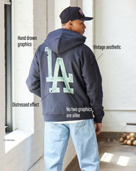 TEXAS RANGERS MONOGRAM BACKER '47 FOUNDATION HOOD FLINT BLACK
