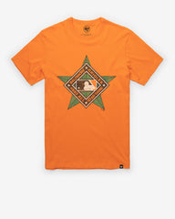 BALTIMORE ORIOLES COOP ASG PREMIER '47 FRANKLIN TEE SIGNAL ORANGE