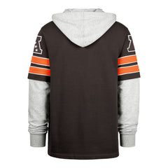 CLEVELAND BROWNS GRIDIRON BLITZ '47 CORNERBACK LACER ESPRESSO