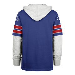 NEW ENGLAND PATRIOTS HISTORIC GRIDIRON BLITZ '47 CORNERBACK LACER JETTY BLUE
