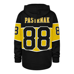 BOSTON BRUINS DAVID PASTRNAK '47 RUN POINT LACER HOOD JET BLACK