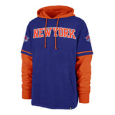 NEW YORK KNICKS TRIFECTA '47 SHORTSTOP PULLOVER HOOD ROYAL