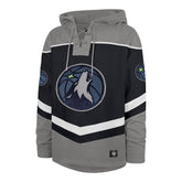 MINNESOTA TIMBERWOLVES TRI SATIN '47 LAYUP LACER HOOD FALL NAVY