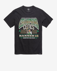 BOSTON CELTICS 2024 NBA CHAMPIONS '47 FRANKLIN TEE FLINT BLACK