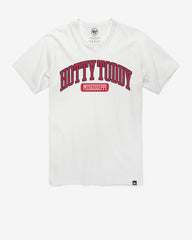 MISSISSIPPI REBELS LOCAL ARCH '47 FRANKLIN TEE WHITE WASH