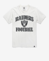 LAS VEGAS RAIDERS OVERRUN '47 FRANKLIN TEE WHITE WASH