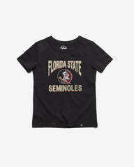 FLORIDA STATE SEMINOLES FAN OUT '47 FRANKLIN TEE KIDS FLINT BLACK