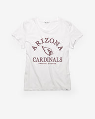 ARIZONA CARDINALS FRESH START '47 FRANKIE TEE WOMENS WHITE WASH