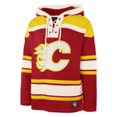 CALGARY FLAMES SUPERIOR '47 LACER HOOD RED