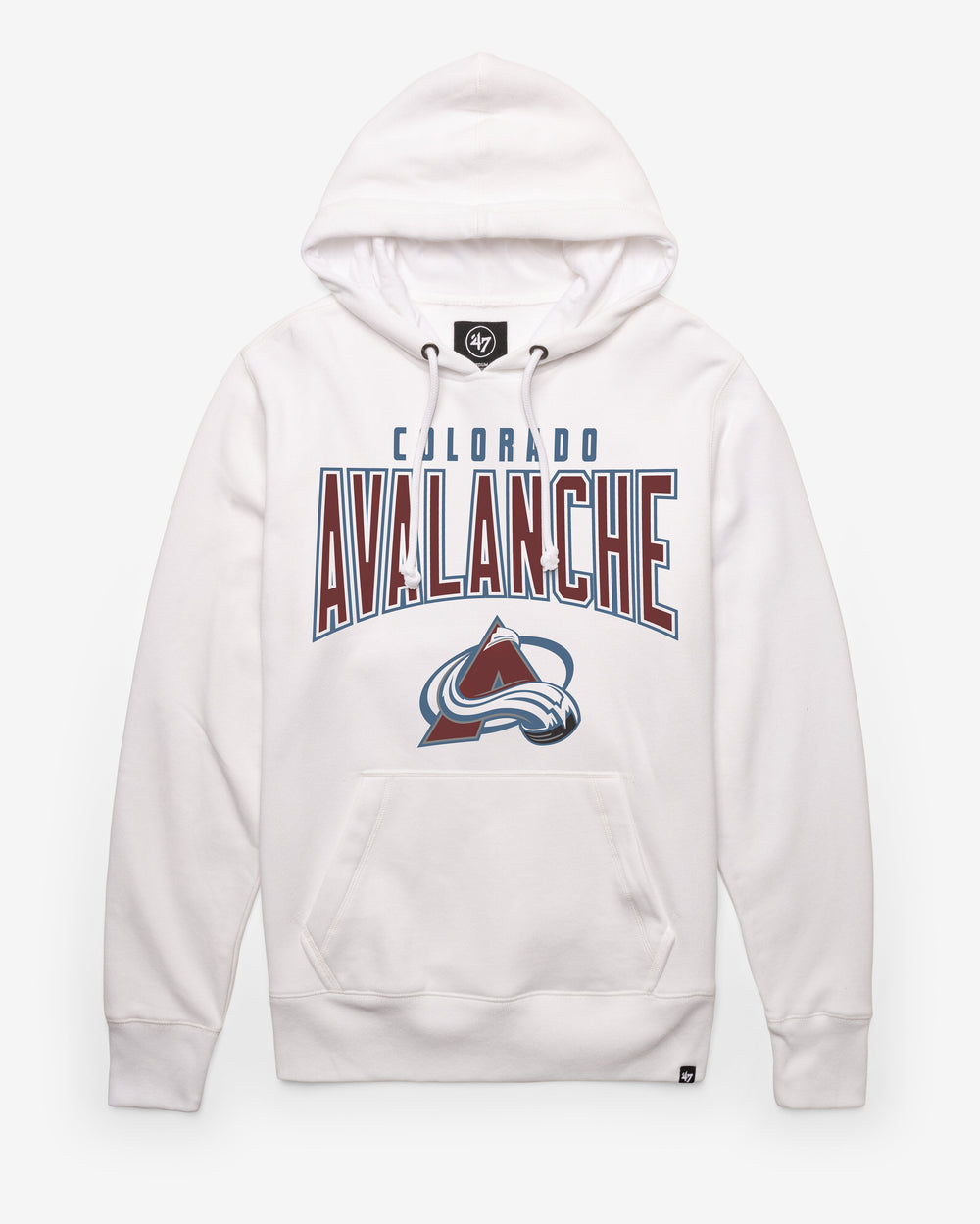 COLORADO AVALANCHE TEAM ELEMENTS ARCH '47 HEADLINE HOOD WHITE WASH