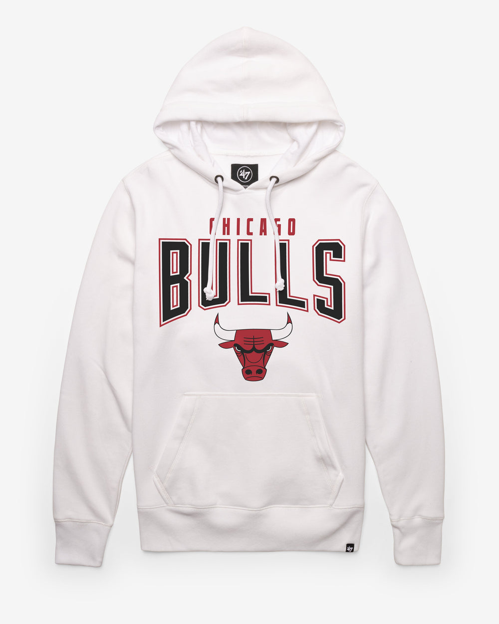 CHICAGO BULLS TEAM ELEMENTS ARCH '47 HEADLINE HOOD WHITE WASH