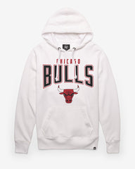 CHICAGO BULLS TEAM ELEMENTS ARCH '47 HEADLINE HOOD WHITE WASH